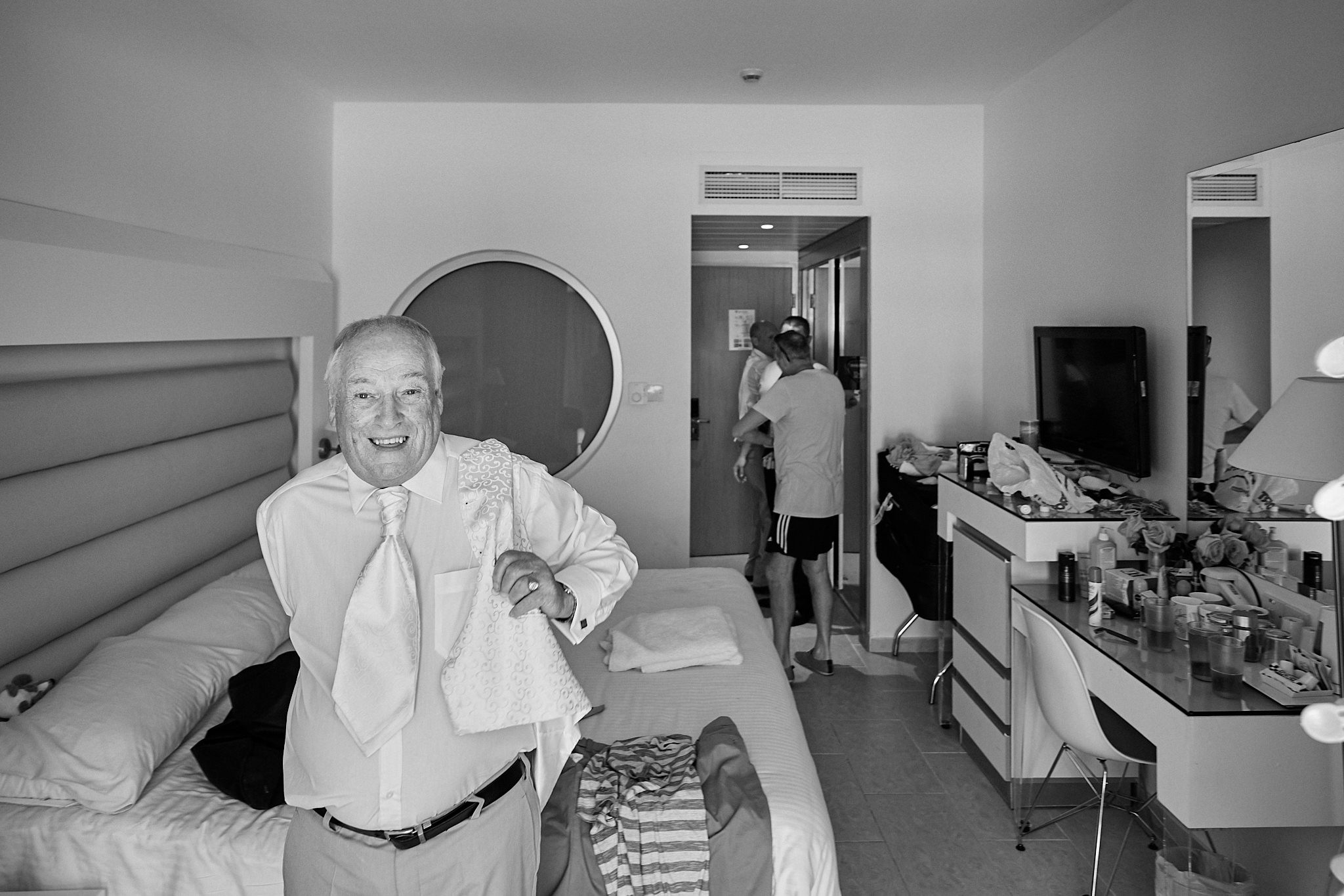 Monochrome, Black and White, B&W, Wedding photography of Kara and Ian taken at The Sentido Cypria Bay, in Pafos, Cyprus by Cyprus Wedding photographer - Richard King. September 2018. The wedding included a trip on a wedding bus. Monochrome, Black and White, B&W, Wedding photography of Kara and Ian taken at The Sentido Cypria Bay, in Pafos, Cyprus by Cyprus Wedding photographer - Richard King. September 2018. The wedding included a trip on a wedding bus.
