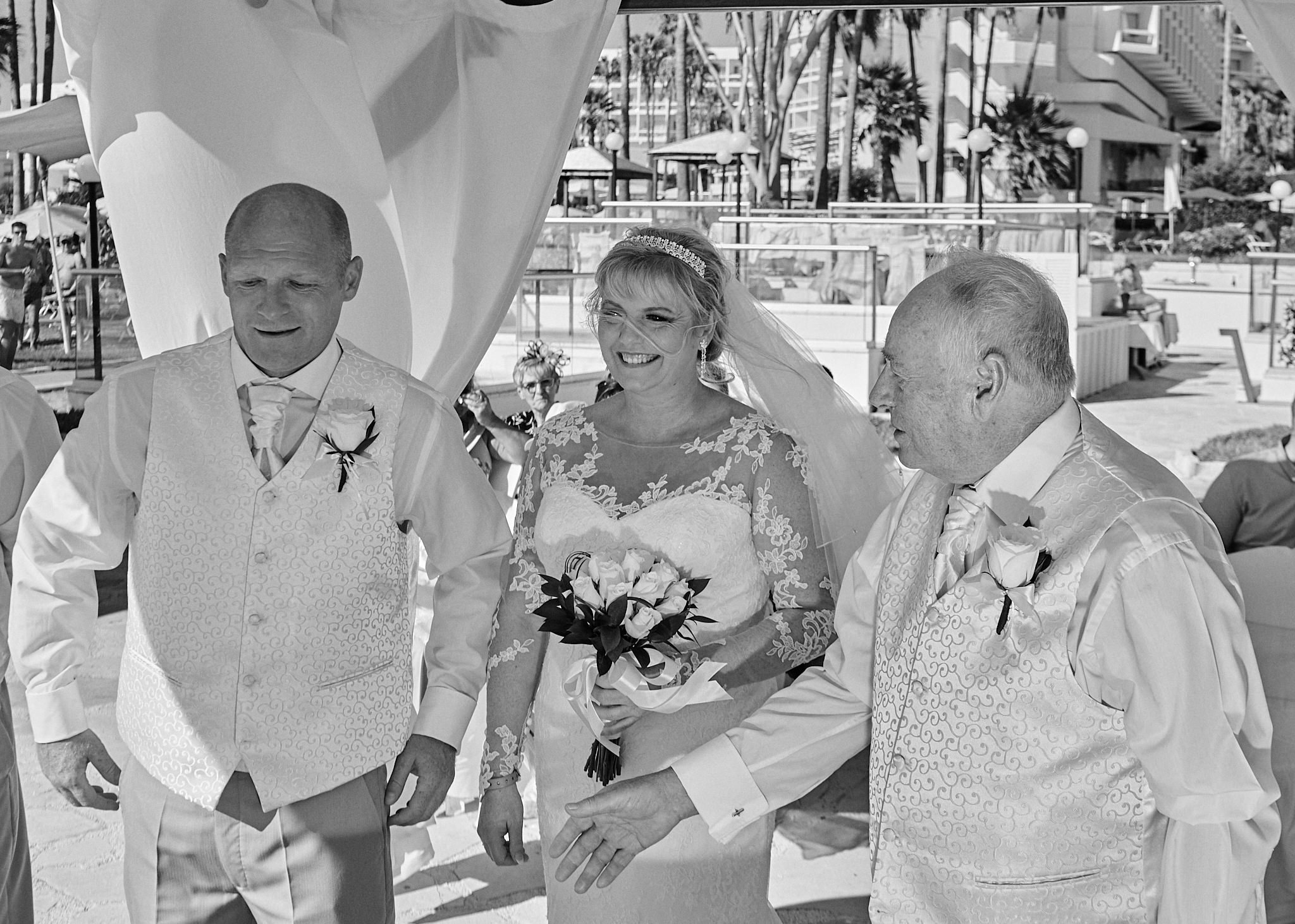 Monochrome, Black and White, B&W, Wedding photography of Kara and Ian taken at The Sentido Cypria Bay, in Pafos, Cyprus by Cyprus Wedding photographer - Richard King. September 2018. The wedding included a trip on a wedding bus. Monochrome, Black and White, B&W, Wedding photography of Kara and Ian taken at The Sentido Cypria Bay, in Pafos, Cyprus by Cyprus Wedding photographer - Richard King. September 2018. The wedding included a trip on a wedding bus.