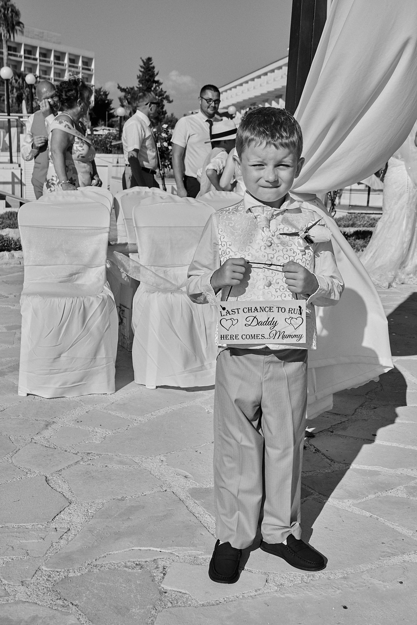 Monochrome, Black and White, B&W, Wedding photography of Kara and Ian taken at The Sentido Cypria Bay, in Pafos, Cyprus by Cyprus Wedding photographer - Richard King. September 2018. The wedding included a trip on a wedding bus. Monochrome, Black and White, B&W, Wedding photography of Kara and Ian taken at The Sentido Cypria Bay, in Pafos, Cyprus by Cyprus Wedding photographer - Richard King. September 2018. The wedding included a trip on a wedding bus.