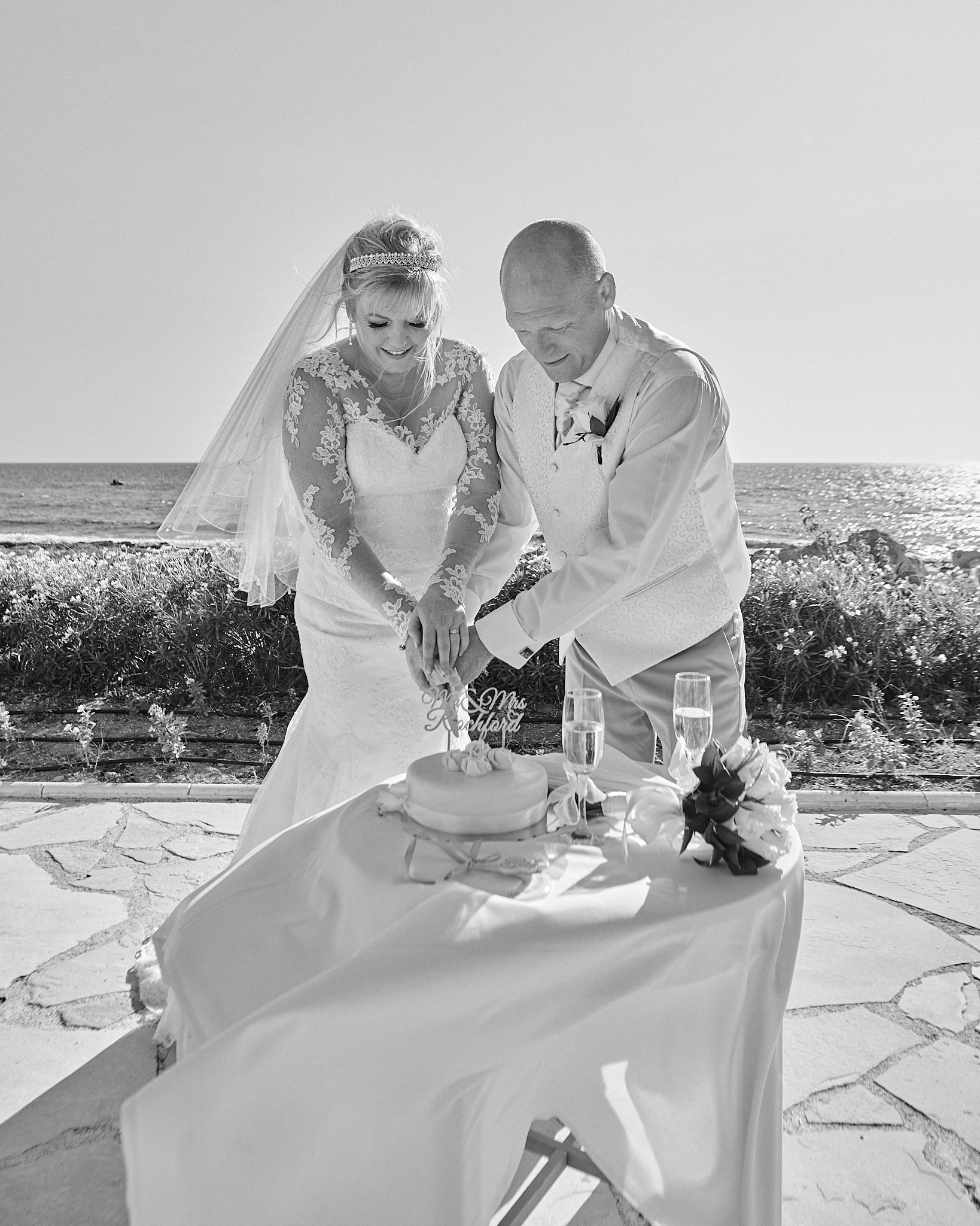 Monochrome, Black and White, B&W, Wedding photography of Kara and Ian taken at The Sentido Cypria Bay, in Pafos, Cyprus by Cyprus Wedding photographer - Richard King. September 2018. The wedding included a trip on a wedding bus. Monochrome, Black and White, B&W, Wedding photography of Kara and Ian taken at The Sentido Cypria Bay, in Pafos, Cyprus by Cyprus Wedding photographer - Richard King. September 2018. The wedding included a trip on a wedding bus.