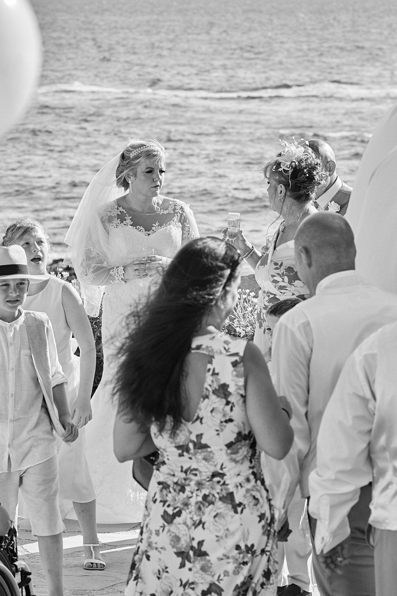 Monochrome, Black and White, B&W, Wedding photography of Kara and Ian taken at The Sentido Cypria Bay, in Pafos, Cyprus by Cyprus Wedding photographer - Richard King. September 2018. The wedding included a trip on a wedding bus. Monochrome, Black and White, B&W, Wedding photography of Kara and Ian taken at The Sentido Cypria Bay, in Pafos, Cyprus by Cyprus Wedding photographer - Richard King. September 2018. The wedding included a trip on a wedding bus.