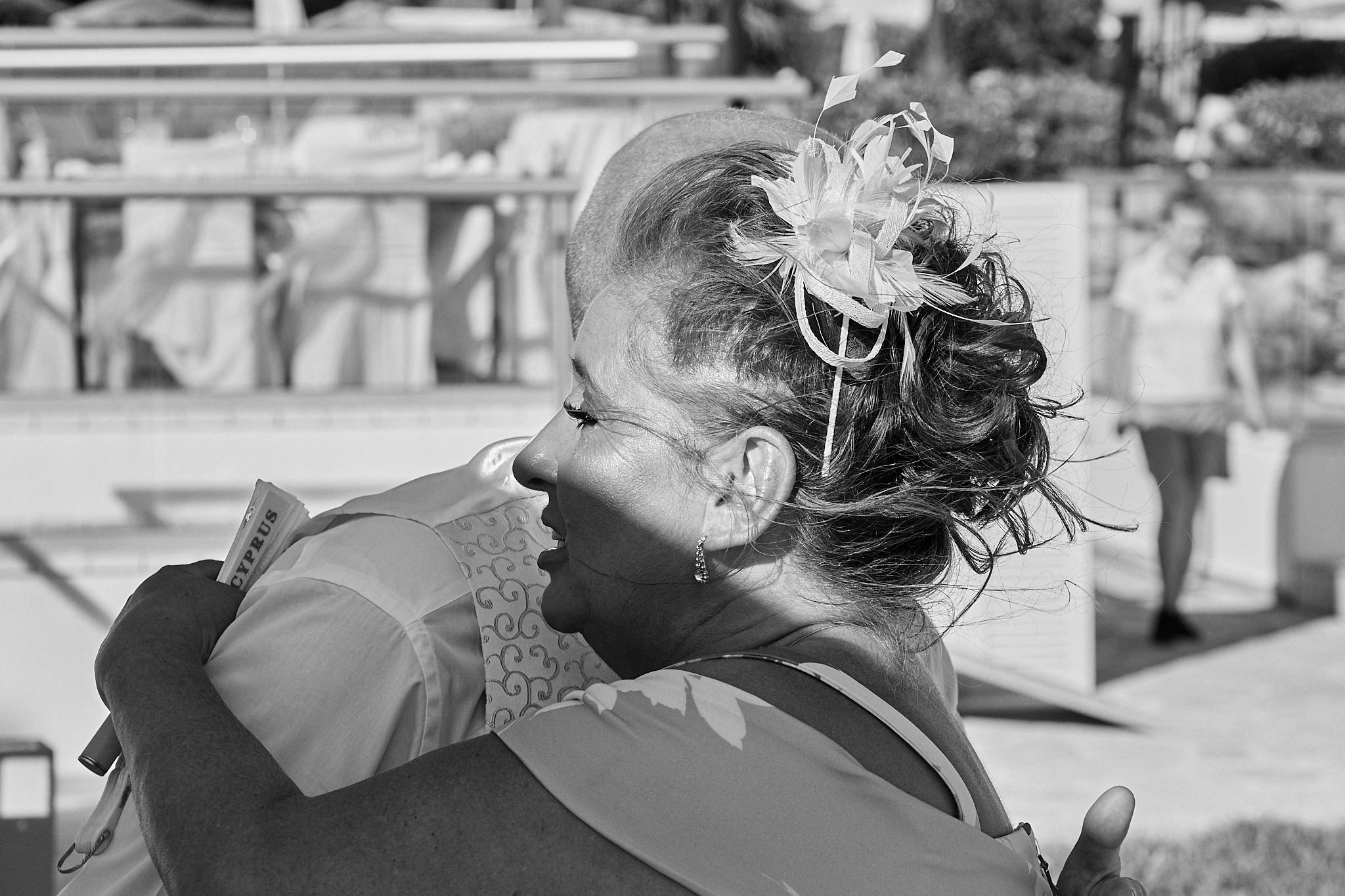 Monochrome, Black and White, B&W, Wedding photography of Kara and Ian taken at The Sentido Cypria Bay, in Pafos, Cyprus by Cyprus Wedding photographer - Richard King. September 2018. The wedding included a trip on a wedding bus. Monochrome, Black and White, B&W, Wedding photography of Kara and Ian taken at The Sentido Cypria Bay, in Pafos, Cyprus by Cyprus Wedding photographer - Richard King. September 2018. The wedding included a trip on a wedding bus.