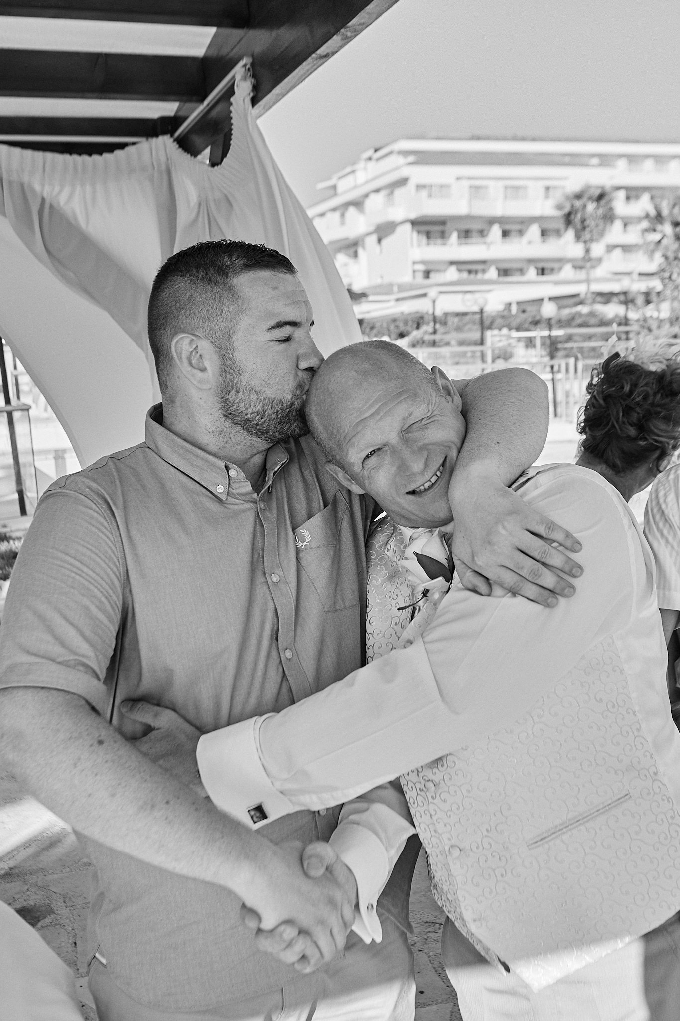 Monochrome, Black and White, B&W, Wedding photography of Kara and Ian taken at The Sentido Cypria Bay, in Pafos, Cyprus by Cyprus Wedding photographer - Richard King. September 2018. The wedding included a trip on a wedding bus. Monochrome, Black and White, B&W, Wedding photography of Kara and Ian taken at The Sentido Cypria Bay, in Pafos, Cyprus by Cyprus Wedding photographer - Richard King. September 2018. The wedding included a trip on a wedding bus.