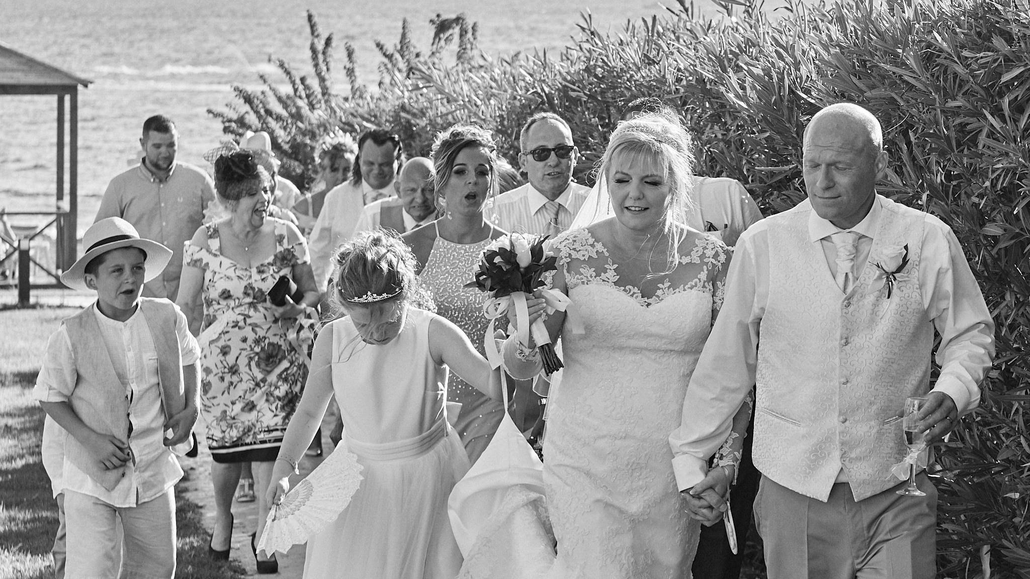 Monochrome, Black and White, B&W, Wedding photography of Kara and Ian taken at The Sentido Cypria Bay, in Pafos, Cyprus by Cyprus Wedding photographer - Richard King. September 2018. The wedding included a trip on a wedding bus. Monochrome, Black and White, B&W, Wedding photography of Kara and Ian taken at The Sentido Cypria Bay, in Pafos, Cyprus by Cyprus Wedding photographer - Richard King. September 2018. The wedding included a trip on a wedding bus.