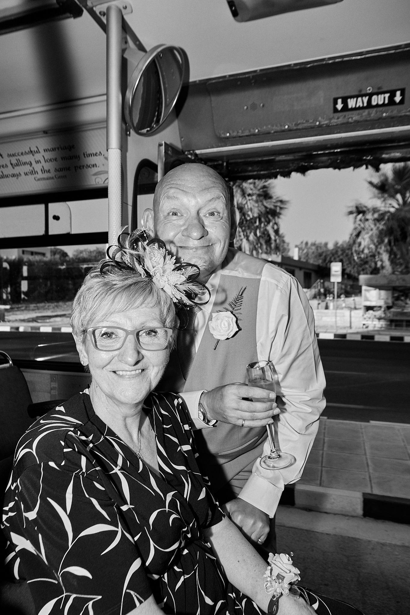 Monochrome, Black and White, B&W, Wedding photography of Kara and Ian taken at The Sentido Cypria Bay, in Pafos, Cyprus by Cyprus Wedding photographer - Richard King. September 2018. The wedding included a trip on a wedding bus. Monochrome, Black and White, B&W, Wedding photography of Kara and Ian taken at The Sentido Cypria Bay, in Pafos, Cyprus by Cyprus Wedding photographer - Richard King. September 2018. The wedding included a trip on a wedding bus.