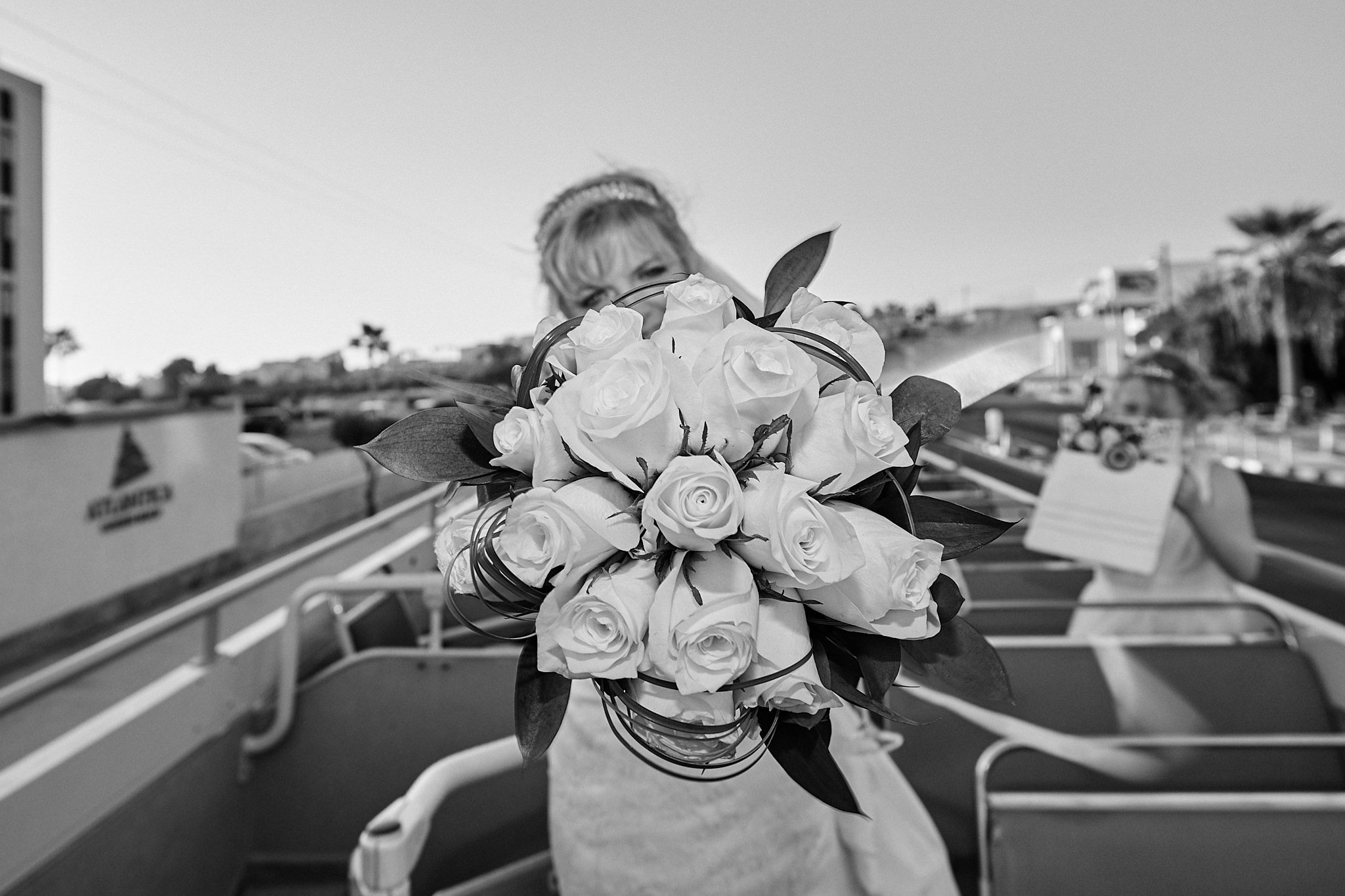 Monochrome, Black and White, B&W, Wedding photography of Kara and Ian taken at The Sentido Cypria Bay, in Pafos, Cyprus by Cyprus Wedding photographer - Richard King. September 2018. The wedding included a trip on a wedding bus. Monochrome, Black and White, B&W, Wedding photography of Kara and Ian taken at The Sentido Cypria Bay, in Pafos, Cyprus by Cyprus Wedding photographer - Richard King. September 2018. The wedding included a trip on a wedding bus.