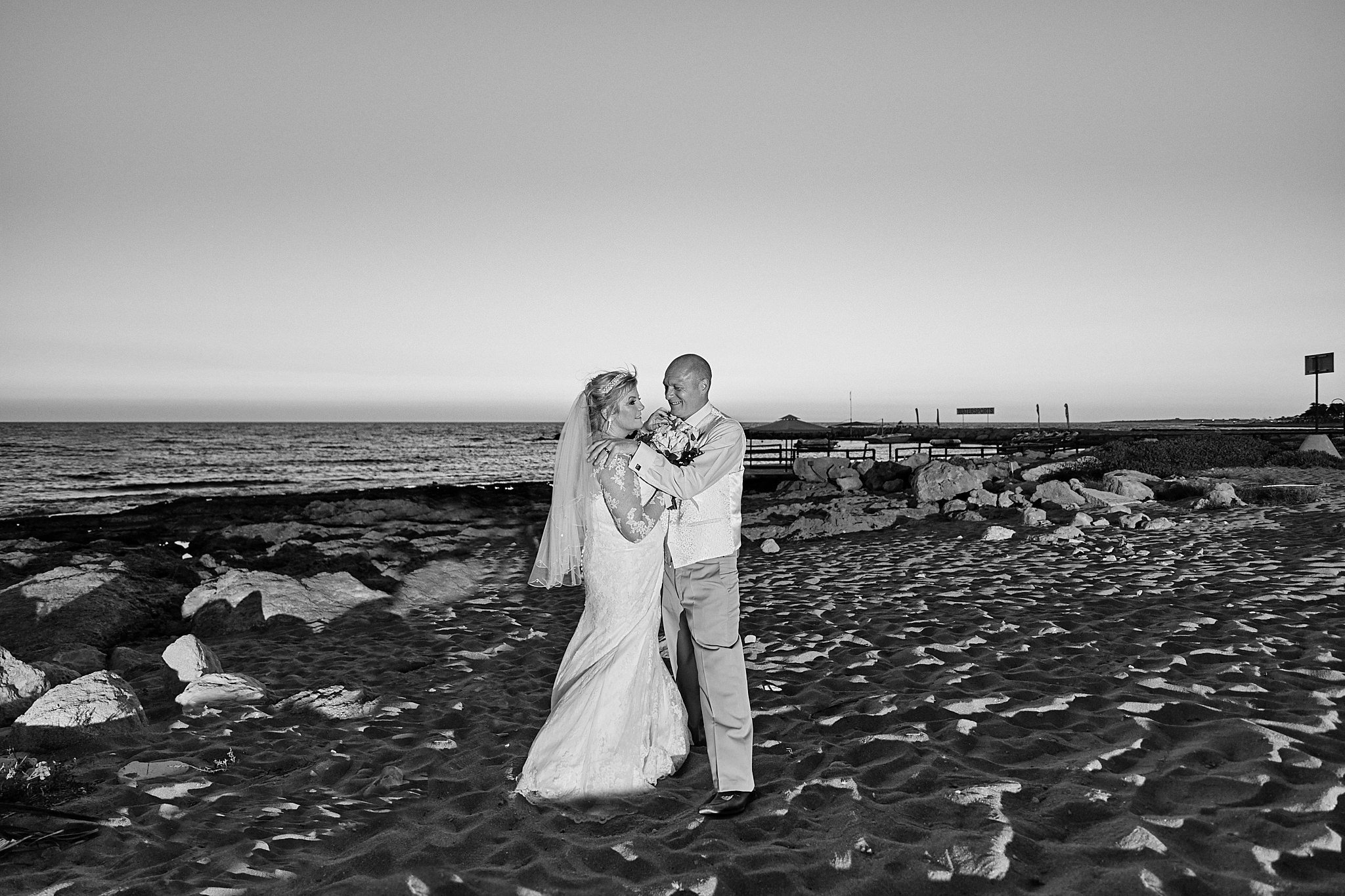 Monochrome, Black and White, B&W, Wedding photography of Kara and Ian taken at The Sentido Cypria Bay, in Pafos, Cyprus by Cyprus Wedding photographer - Richard King. September 2018. The wedding included a trip on a wedding bus. Monochrome, Black and White, B&W, Wedding photography of Kara and Ian taken at The Sentido Cypria Bay, in Pafos, Cyprus by Cyprus Wedding photographer - Richard King. September 2018. The wedding included a trip on a wedding bus.