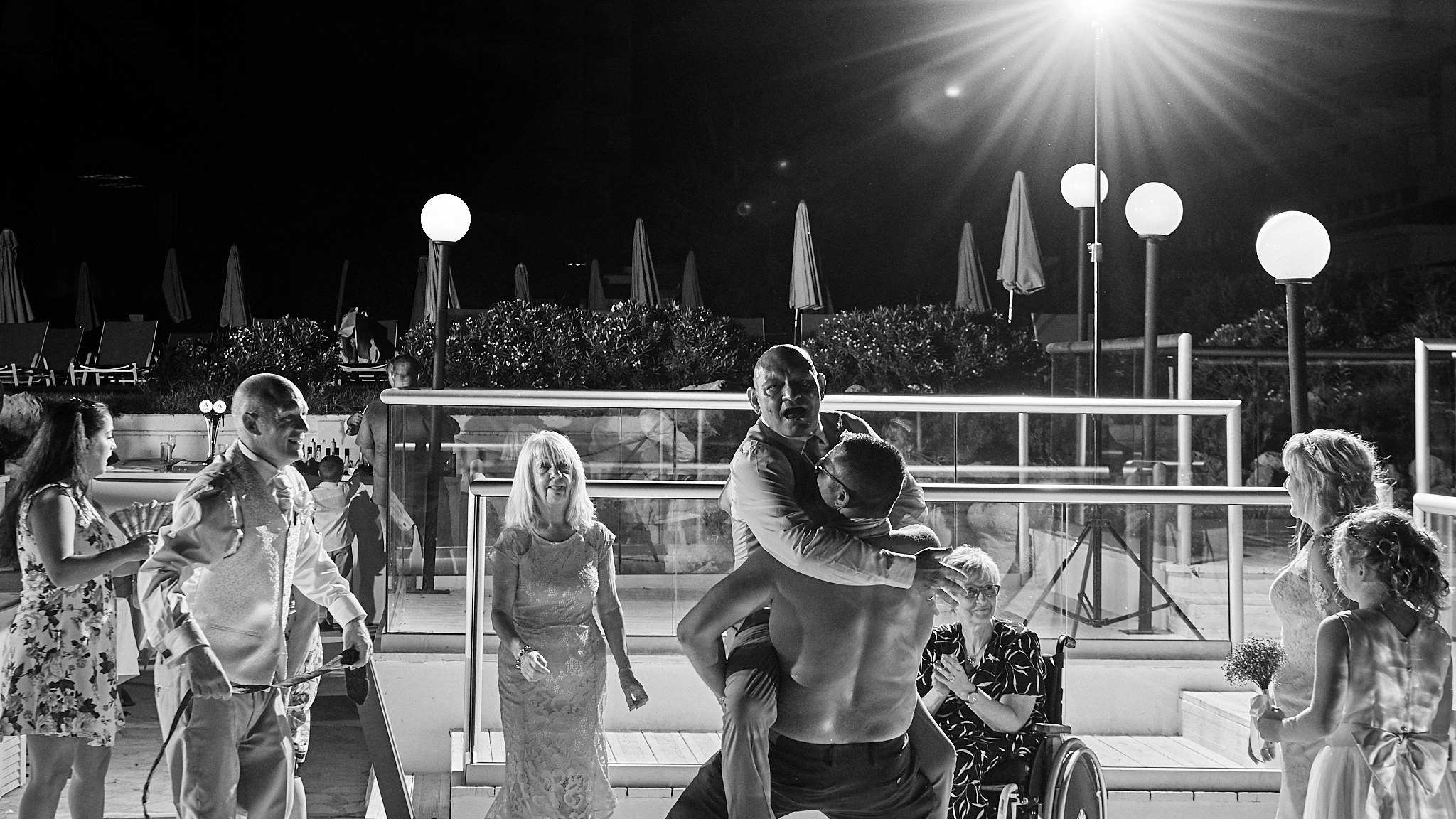 Monochrome, Black and White, B&W, Wedding photography of Kara and Ian taken at The Sentido Cypria Bay, in Pafos, Cyprus by Cyprus Wedding photographer - Richard King. September 2018. The wedding included a trip on a wedding bus. Monochrome, Black and White, B&W, Wedding photography of Kara and Ian taken at The Sentido Cypria Bay, in Pafos, Cyprus by Cyprus Wedding photographer - Richard King. September 2018. The wedding included a trip on a wedding bus.