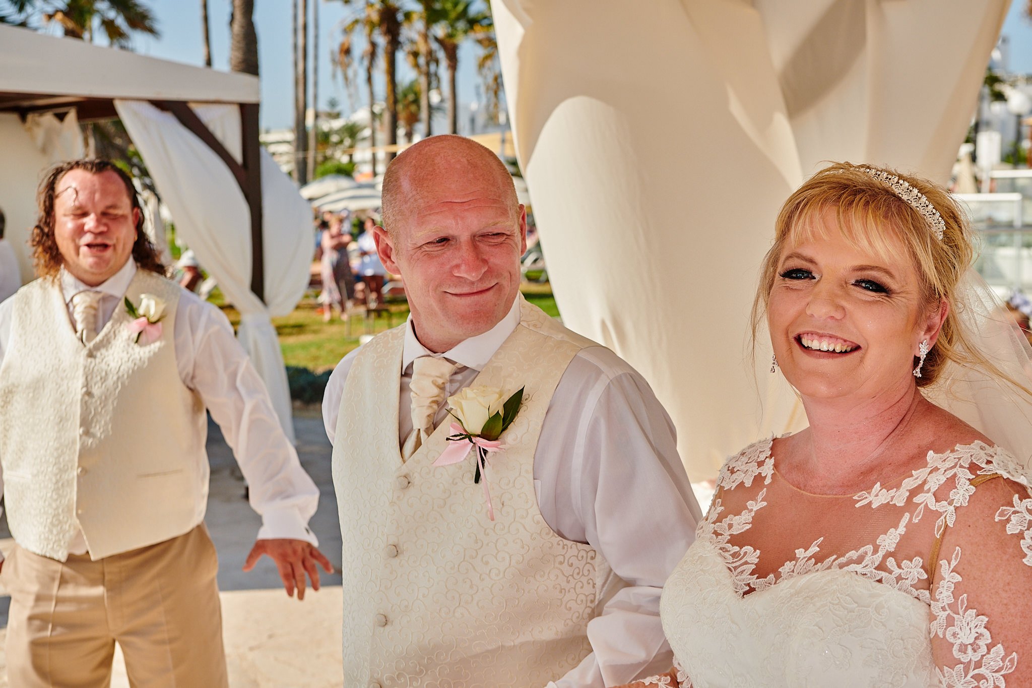Wedding photography of Kara and Ian taken at The Sentido Cypria Bay, in Pafos, Cyprus by Richard King. September 2018. The wedding included a trip on a wedding bus. Wedding photography of Kara and Ian taken at The Sentido Cypria Bay, in Pafos, Cyprus by Richard King. September 2018. The wedding included a trip on a wedding bus.