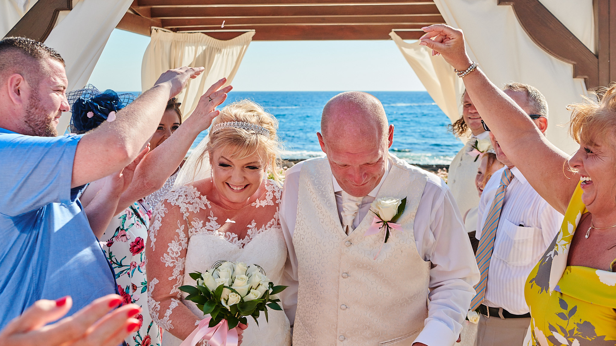 Wedding photography of Kara and Ian taken at The Sentido Cypria Bay, in Pafos, Cyprus by Richard King. September 2018. The wedding included a trip on a wedding bus. Wedding photography of Kara and Ian taken at The Sentido Cypria Bay, in Pafos, Cyprus by Richard King. September 2018. The wedding included a trip on a wedding bus.