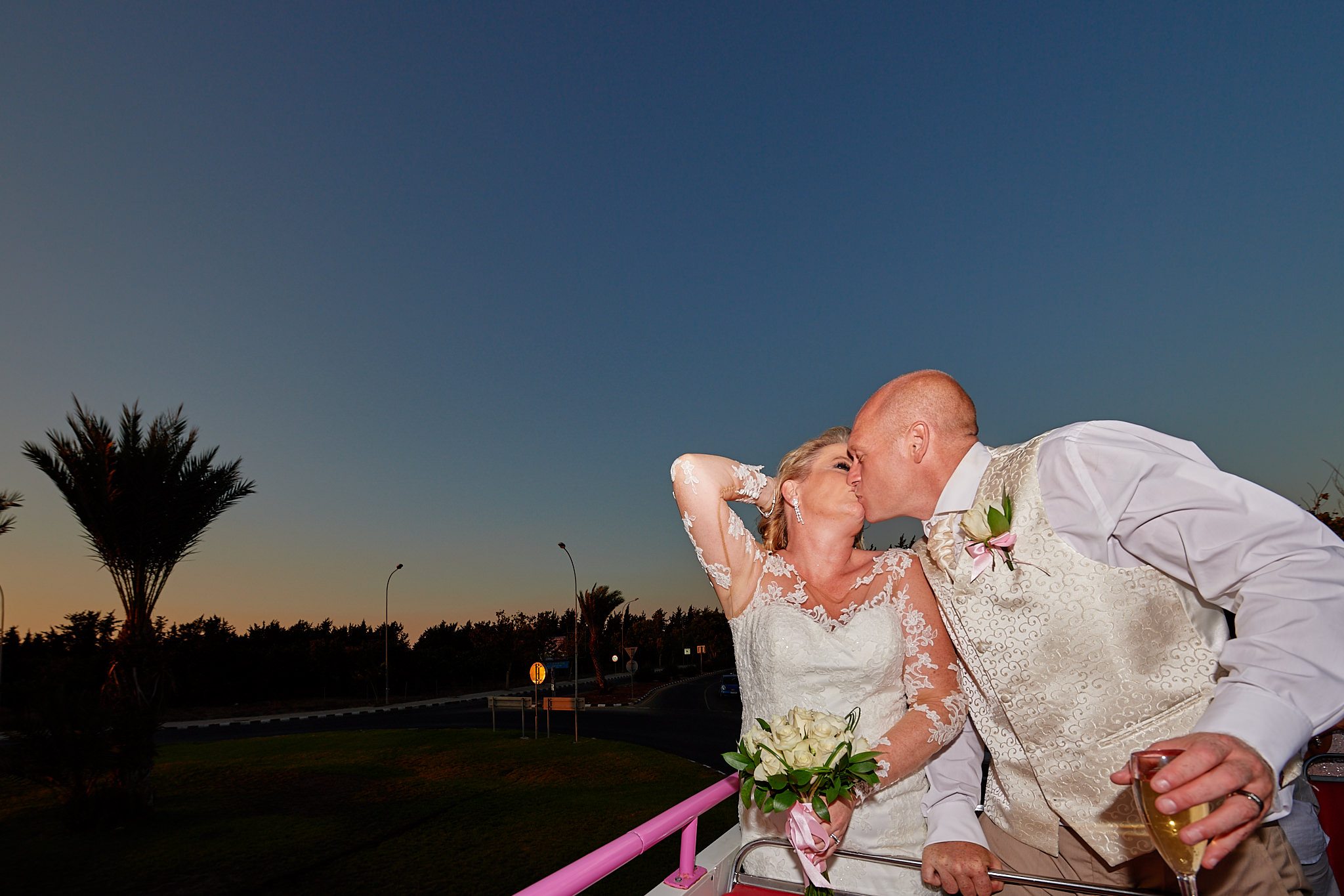 Wedding photography of Kara and Ian taken at The Sentido Cypria Bay, in Pafos, Cyprus by Richard King. September 2018. The wedding included a trip on a wedding bus. Wedding photography of Kara and Ian taken at The Sentido Cypria Bay, in Pafos, Cyprus by Richard King. September 2018. The wedding included a trip on a wedding bus.