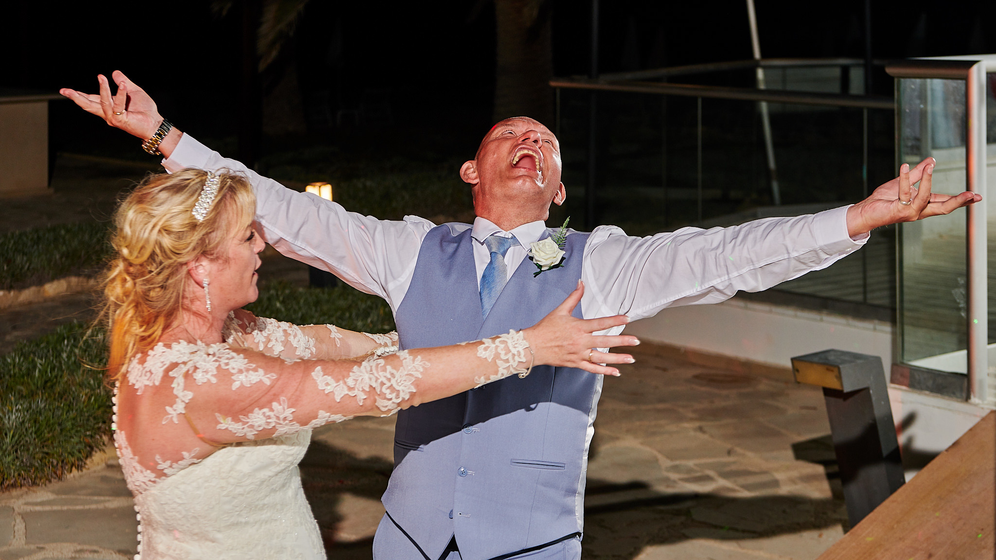 Wedding photography of Kara and Ian taken at The Sentido Cypria Bay, in Pafos, Cyprus by Richard King. September 2018. The wedding included a trip on a wedding bus. Wedding photography of Kara and Ian taken at The Sentido Cypria Bay, in Pafos, Cyprus by Richard King. September 2018. The wedding included a trip on a wedding bus.