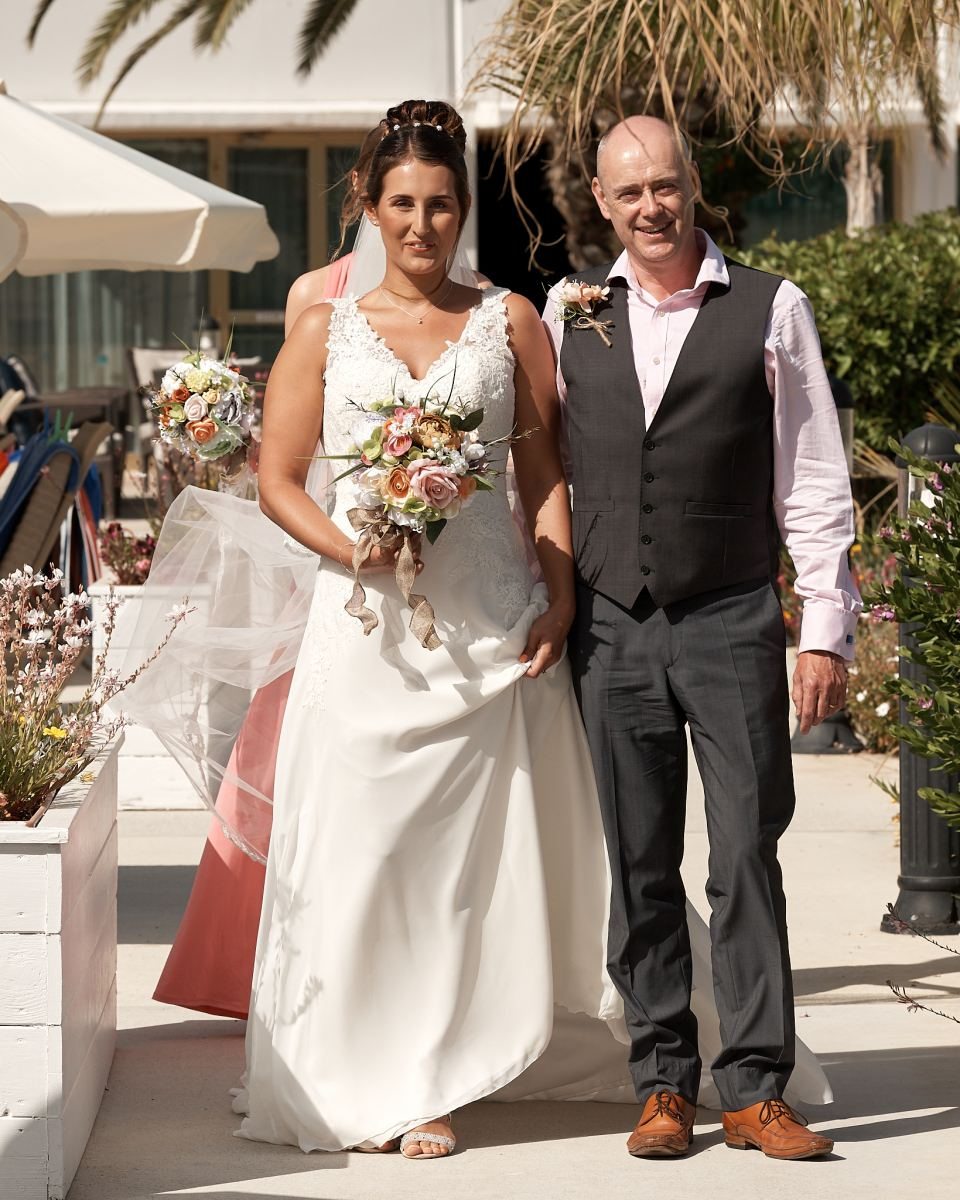 Wedding photograph, taken in Cyprus by Richard KingThe Wedding of Hannah and Ross at the Louis Imperial Beach Hotel in Paphos