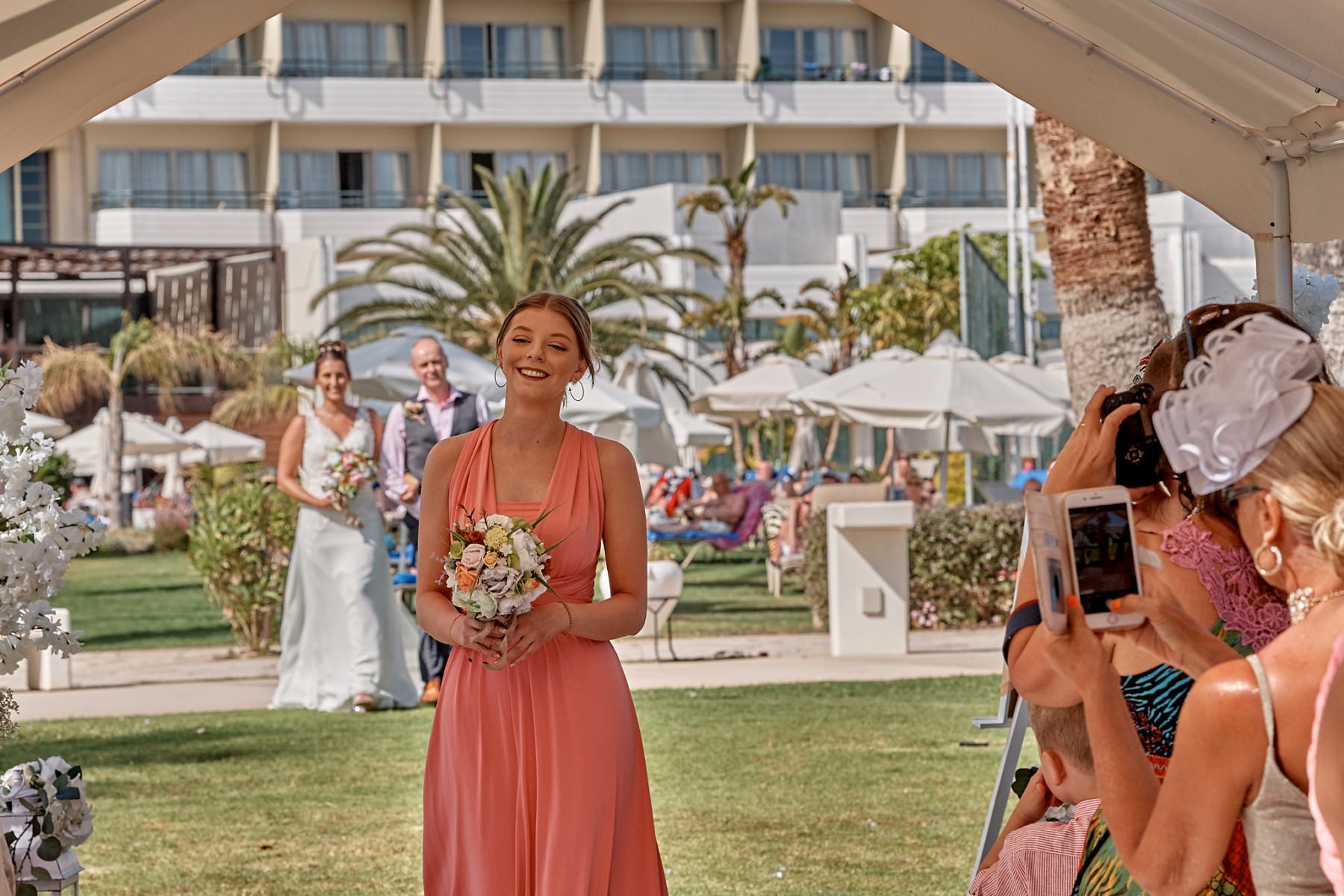 Wedding photograph, taken in Cyprus by Richard KingThe Wedding of Hannah and Ross at the Louis Imperial Beach Hotel in Paphos