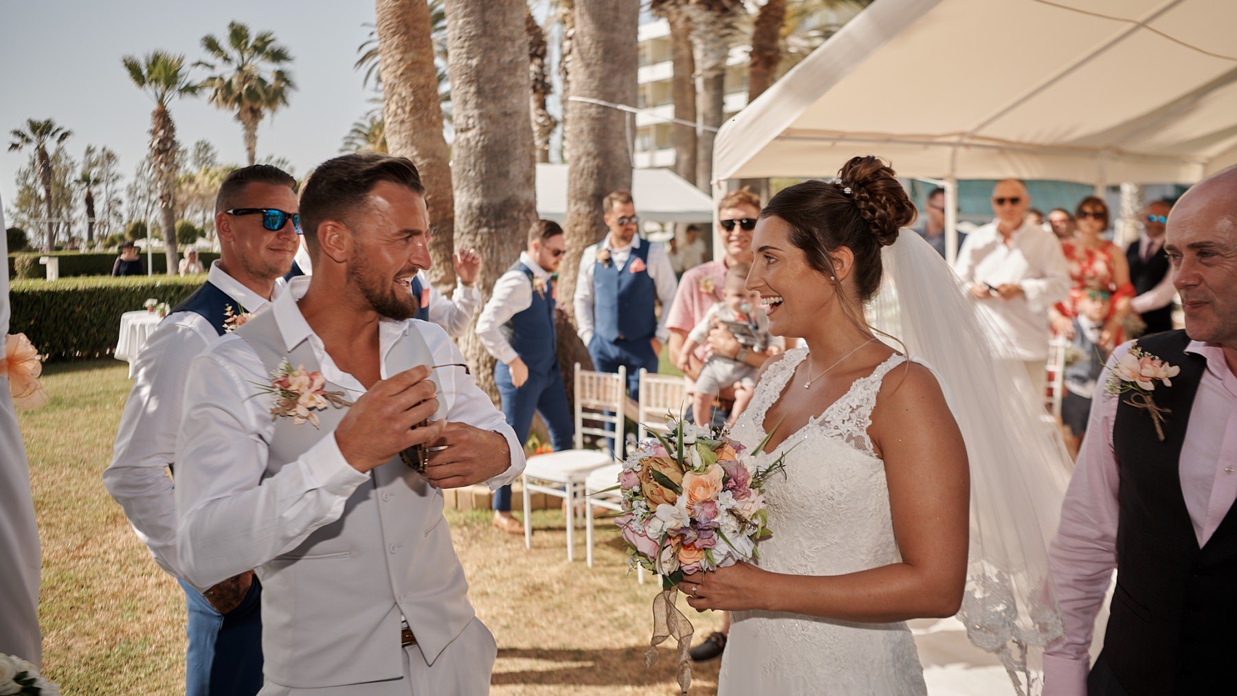 The Wedding of Hannah and Ross at the Louis Imperial Beach Hotel in Paphos