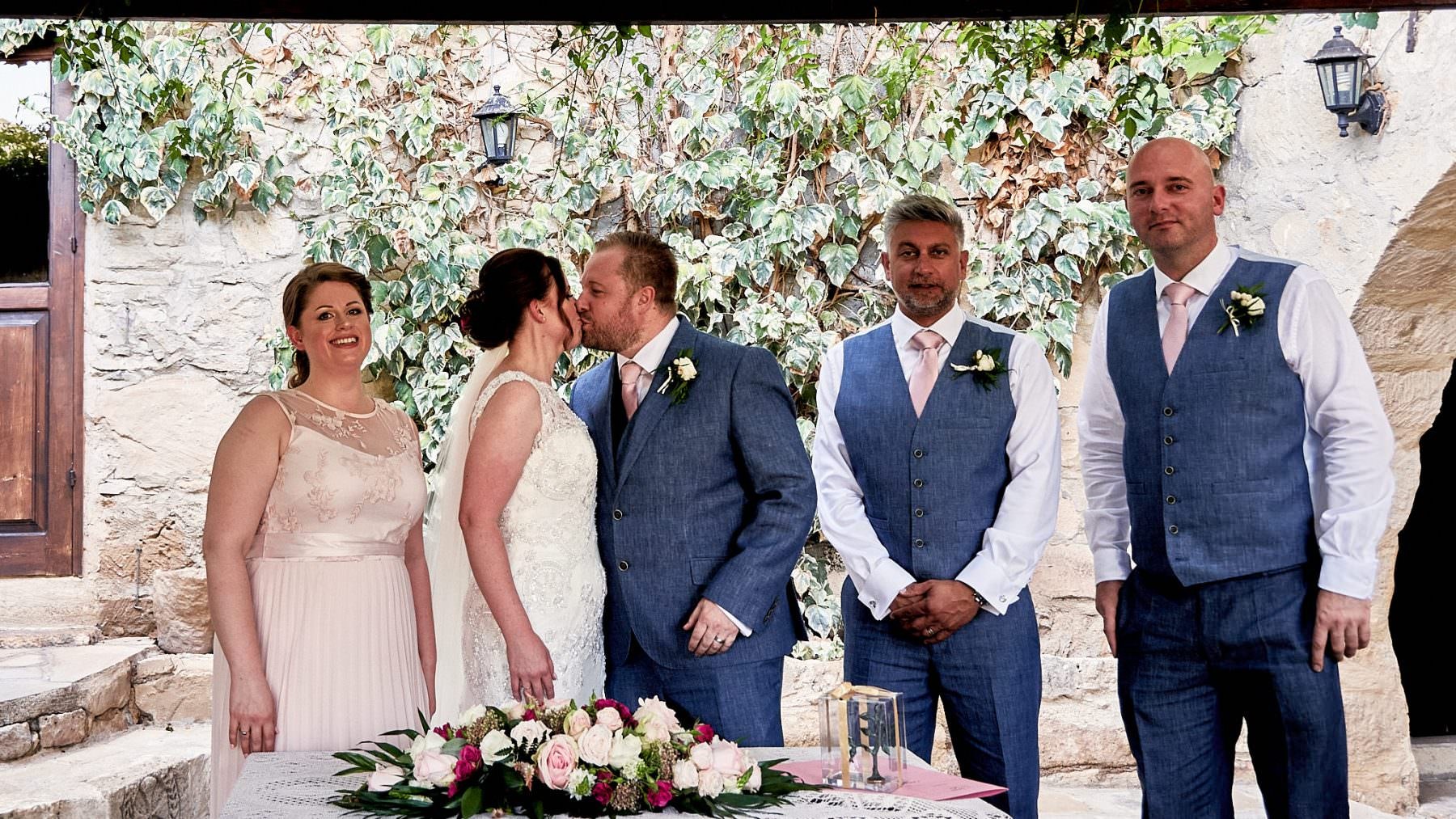 Wedding photograph, taken in Cyprus by Richard King