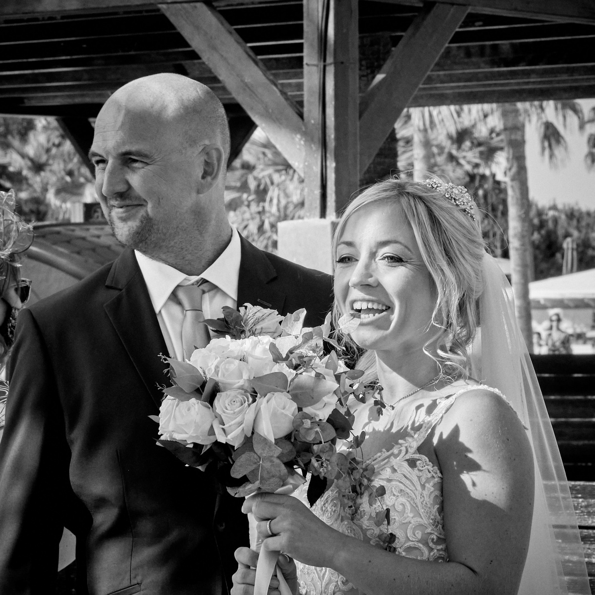 Wedding photograph, taken in Cyprus by Richard King