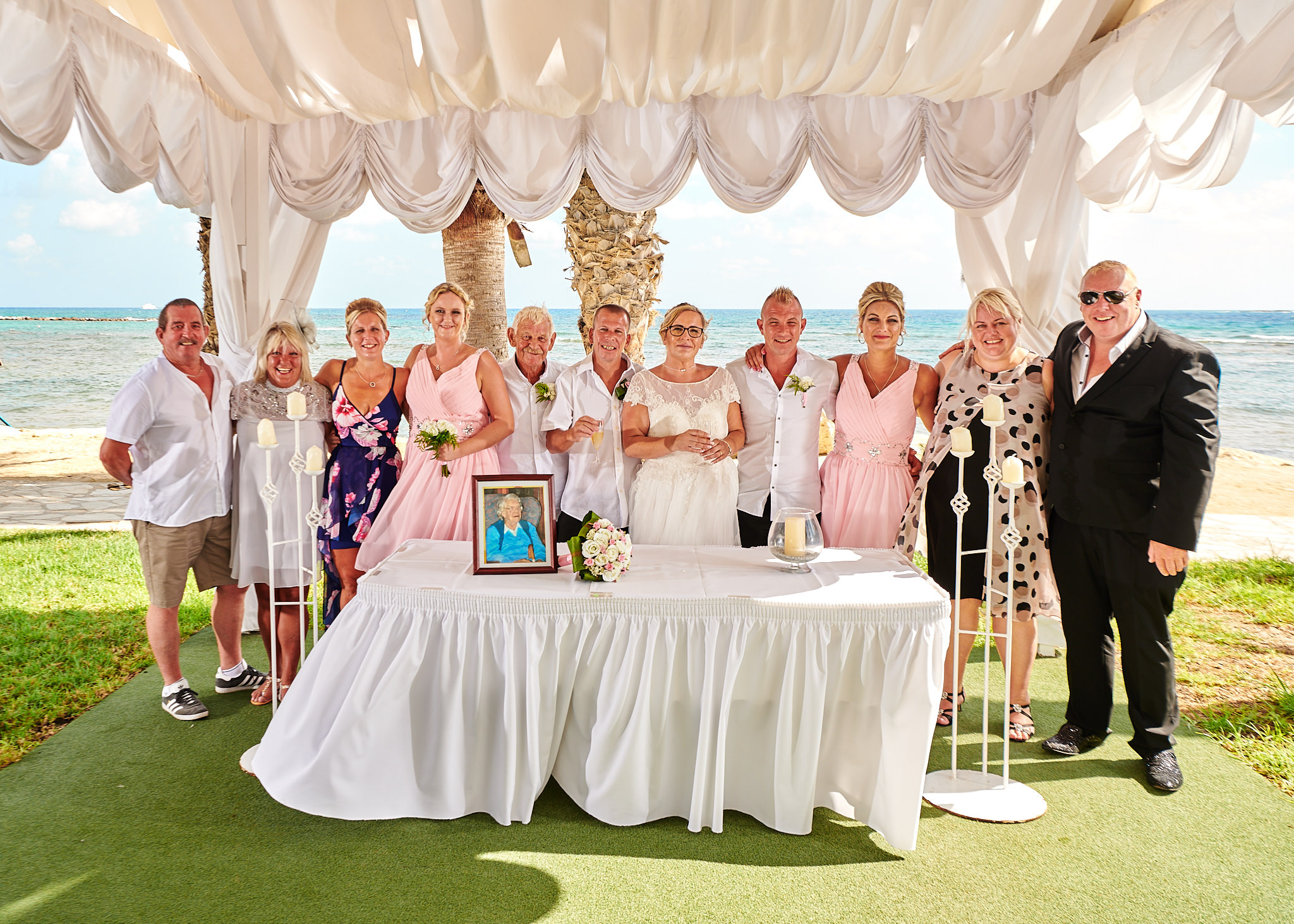 The Wedding of Lorraine and Robbie in the Louis Phaethon Beach Club Hotel in Pafos, with a quick trip on the wedding bus
