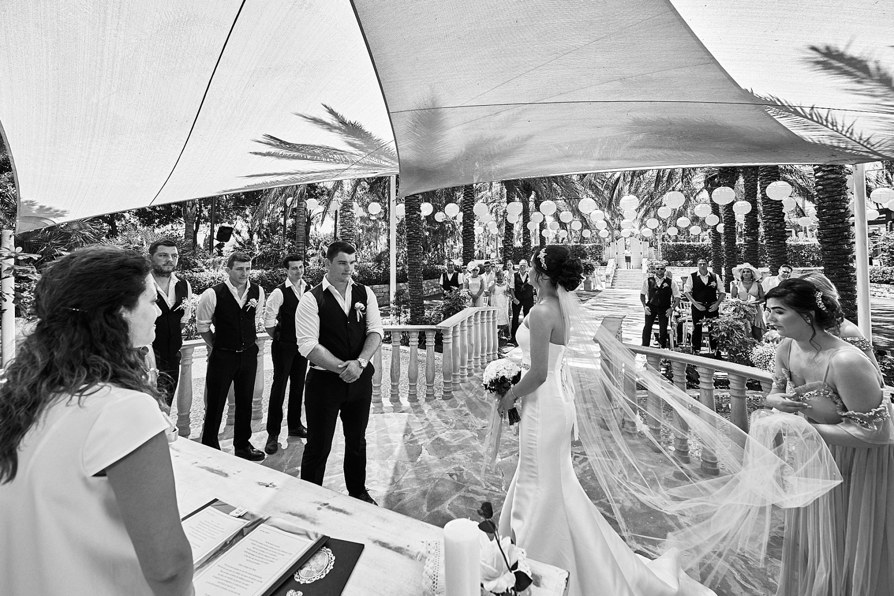 Photograph from the wedding of Shauna and Bradley at the Olympic Lagoon Resort in Ayia Napa