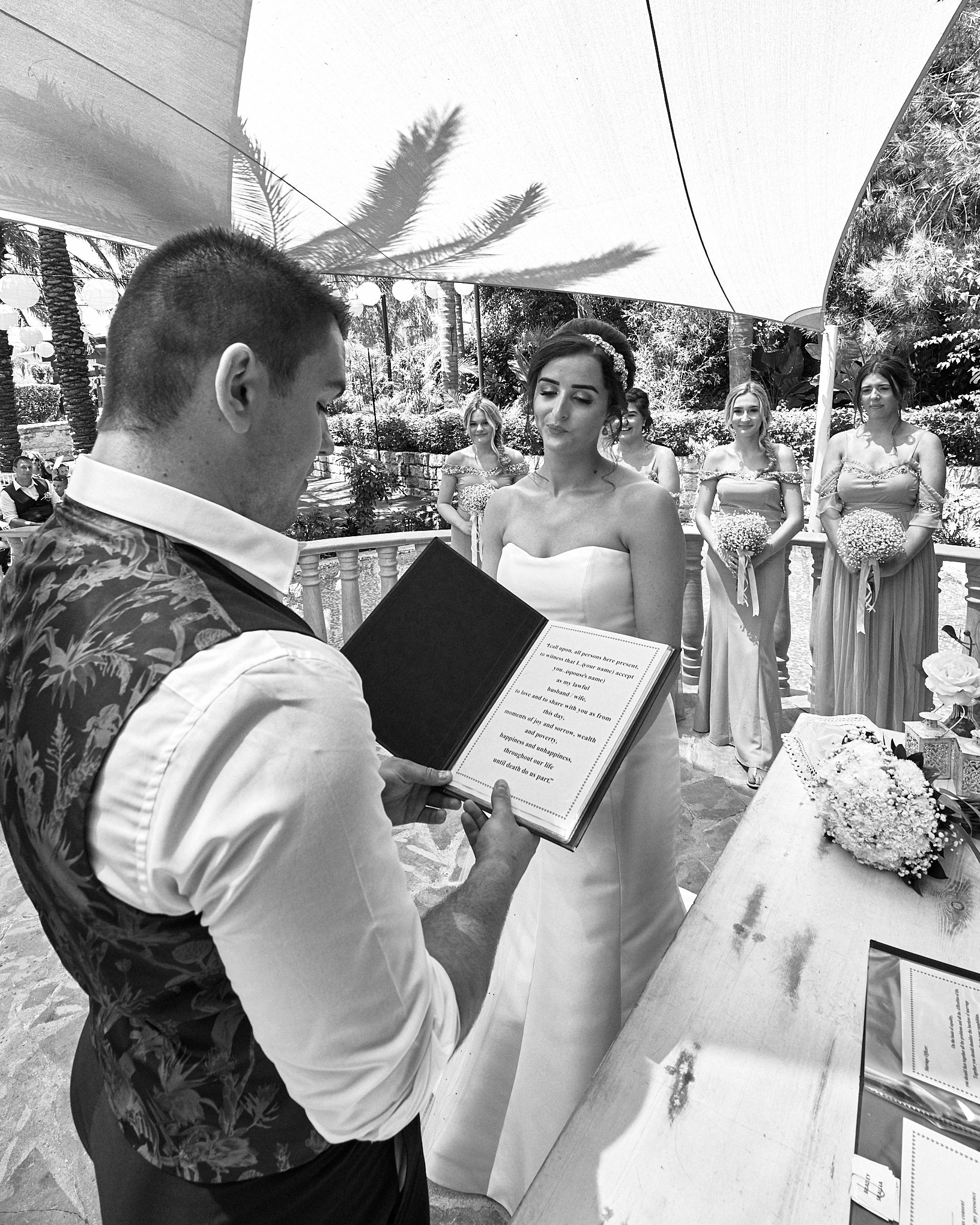 Photograph from the wedding of Shauna and Bradley at the Olympic Lagoon Resort in Ayia Napa
