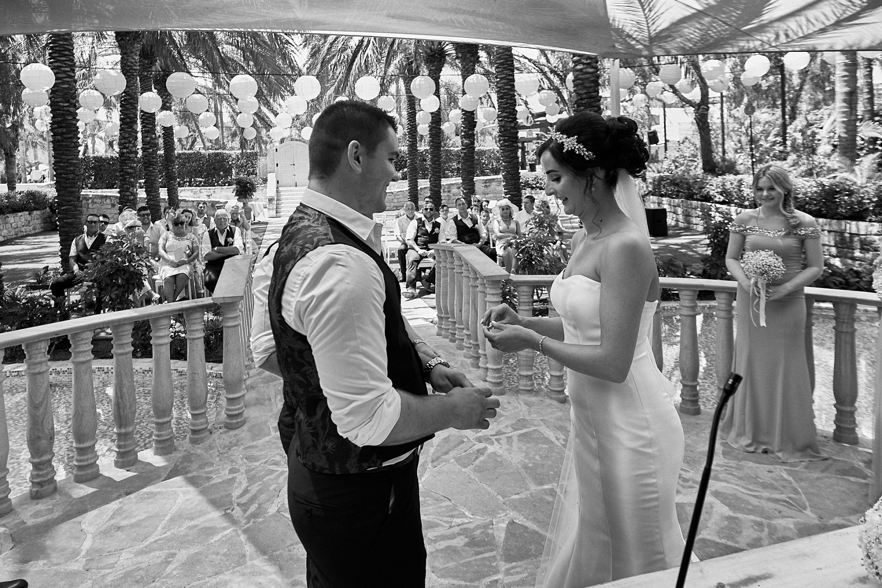 Photograph from the wedding of Shauna and Bradley at the Olympic Lagoon Resort in Ayia Napa