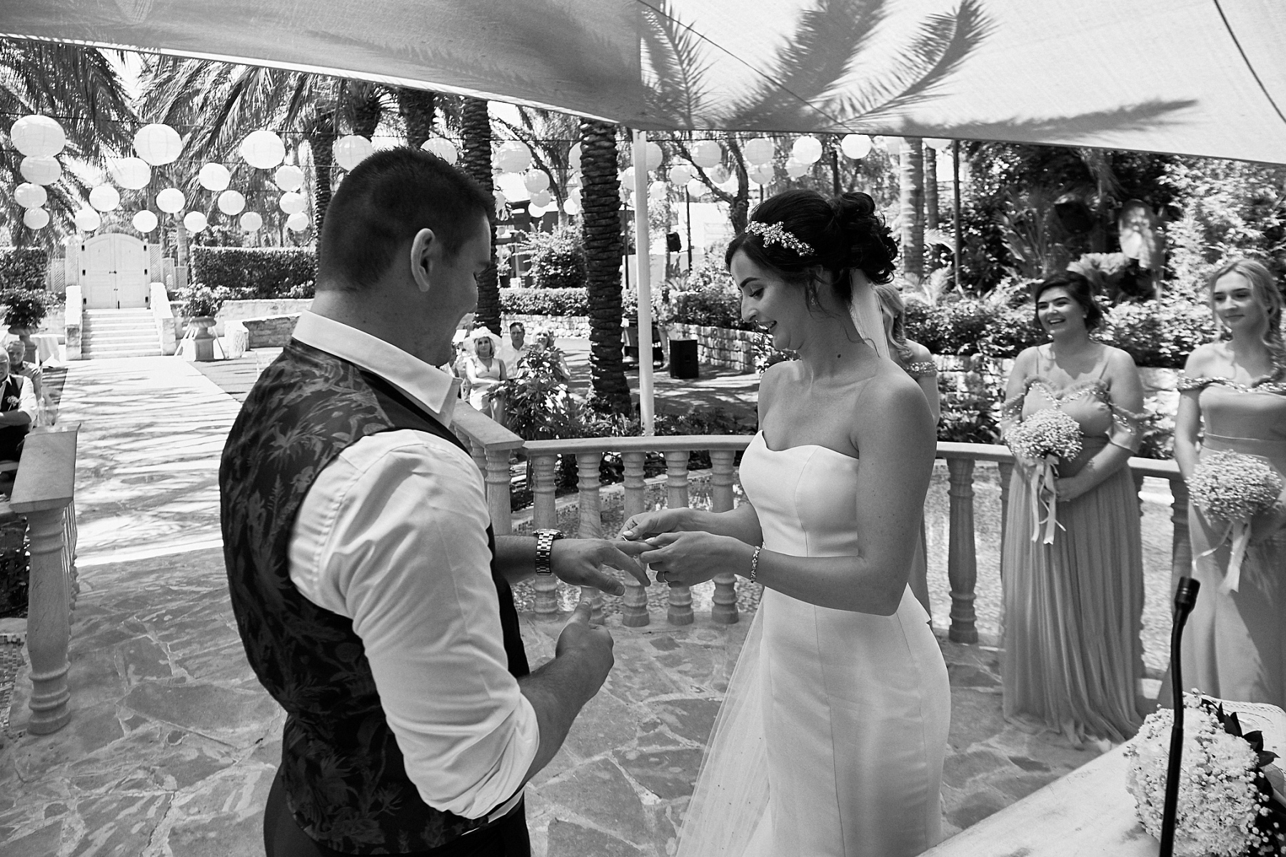 Photograph from the wedding of Shauna and Bradley at the Olympic Lagoon Resort in Ayia Napa