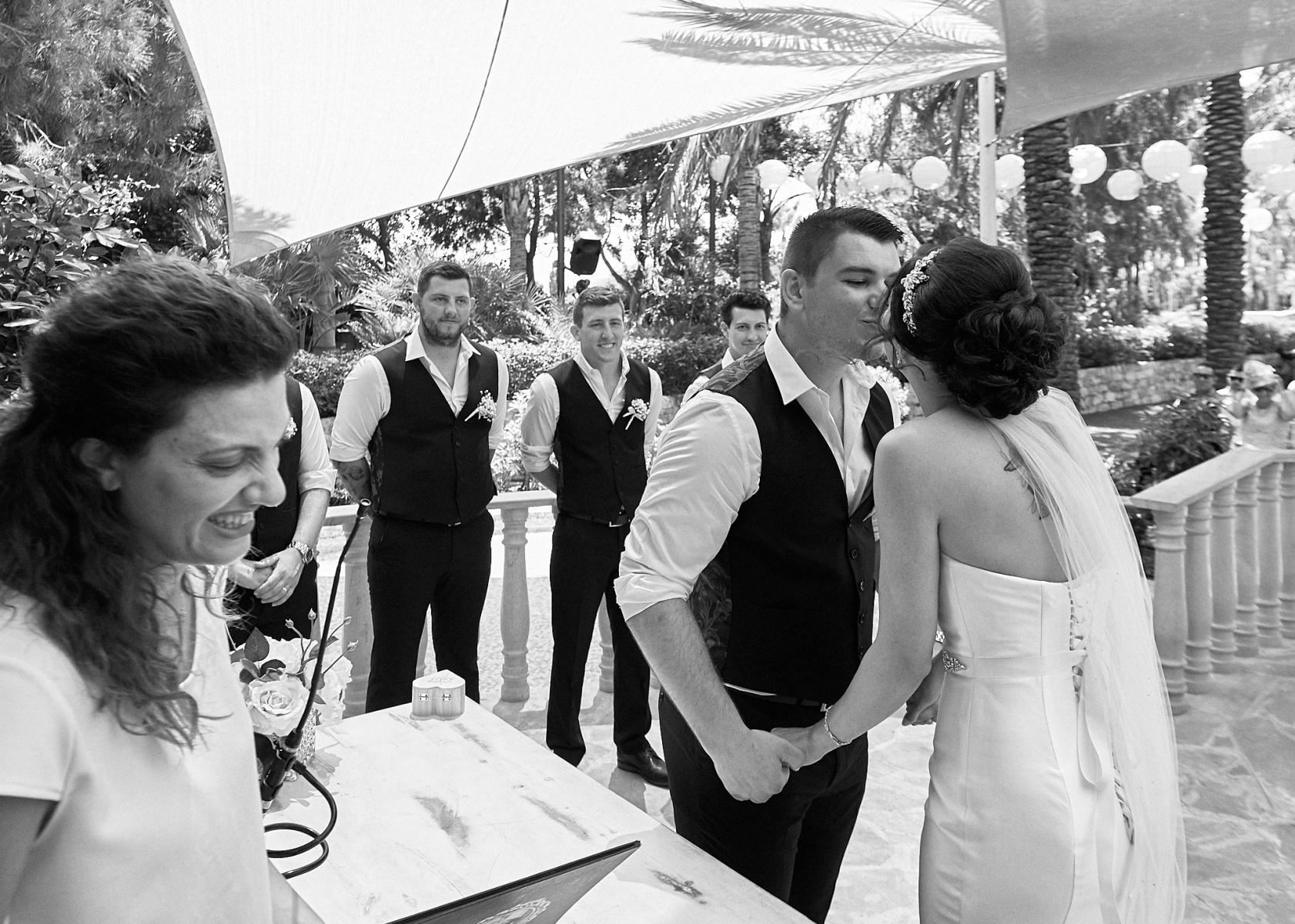 Photograph from the wedding of Shauna and Bradley at the Olympic Lagoon Resort in Ayia Napa