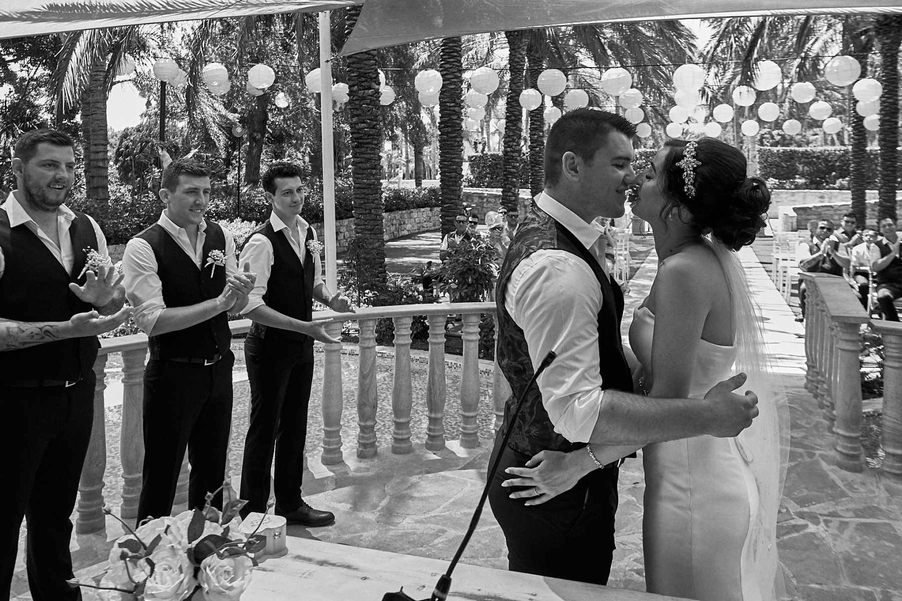 Photograph from the wedding of Shauna and Bradley at the Olympic Lagoon Resort in Ayia Napa