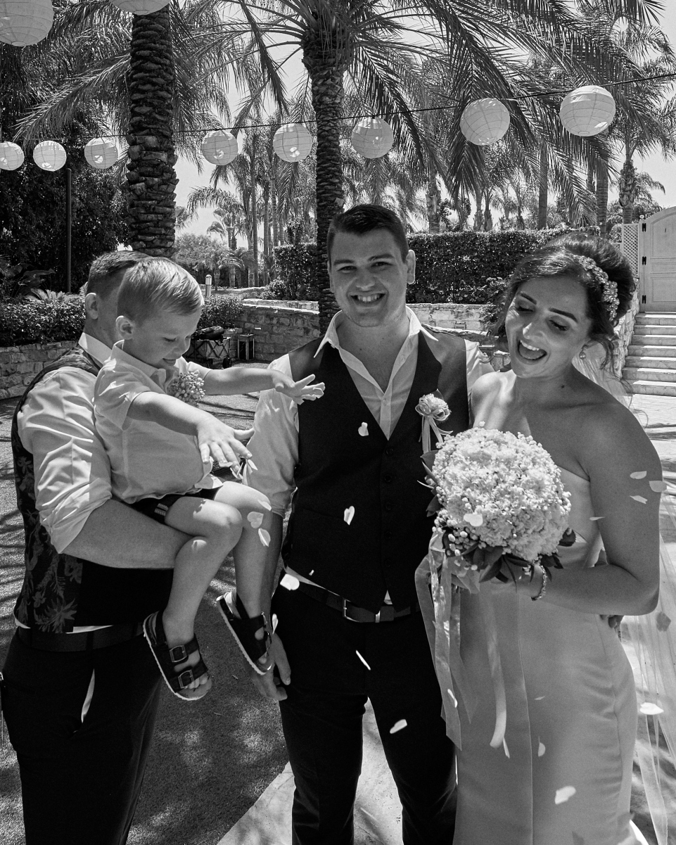 Photograph from the wedding of Shauna and Bradley at the Olympic Lagoon Resort in Ayia Napa