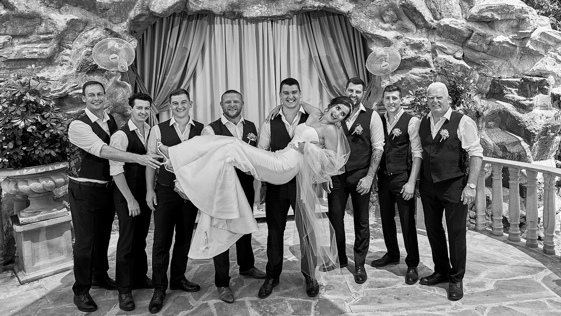 Photograph from the wedding of Shauna and Bradley at the Olympic Lagoon Resort in Ayia Napa
