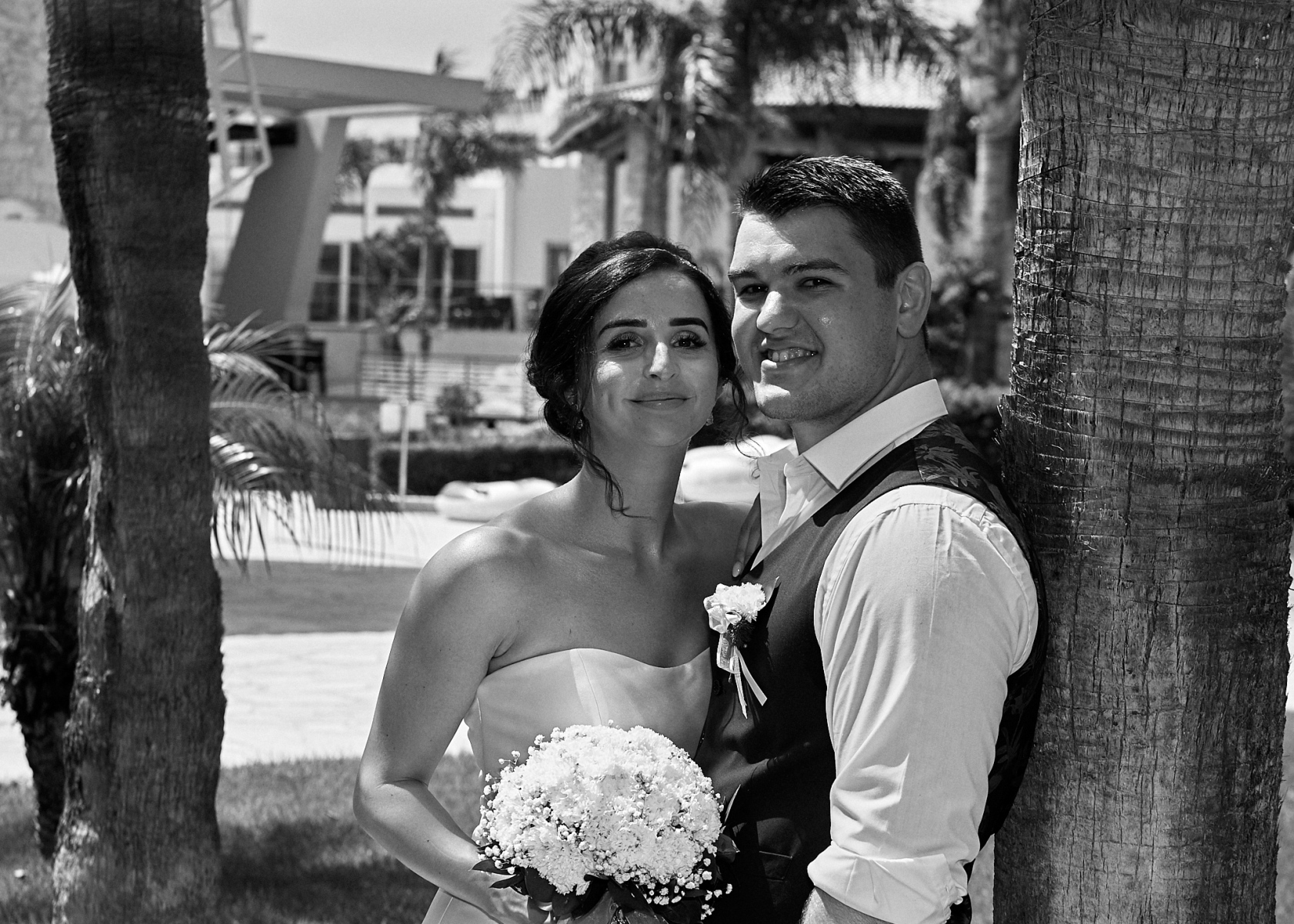 Photograph from the wedding of Shauna and Bradley at the Olympic Lagoon Resort in Ayia Napa