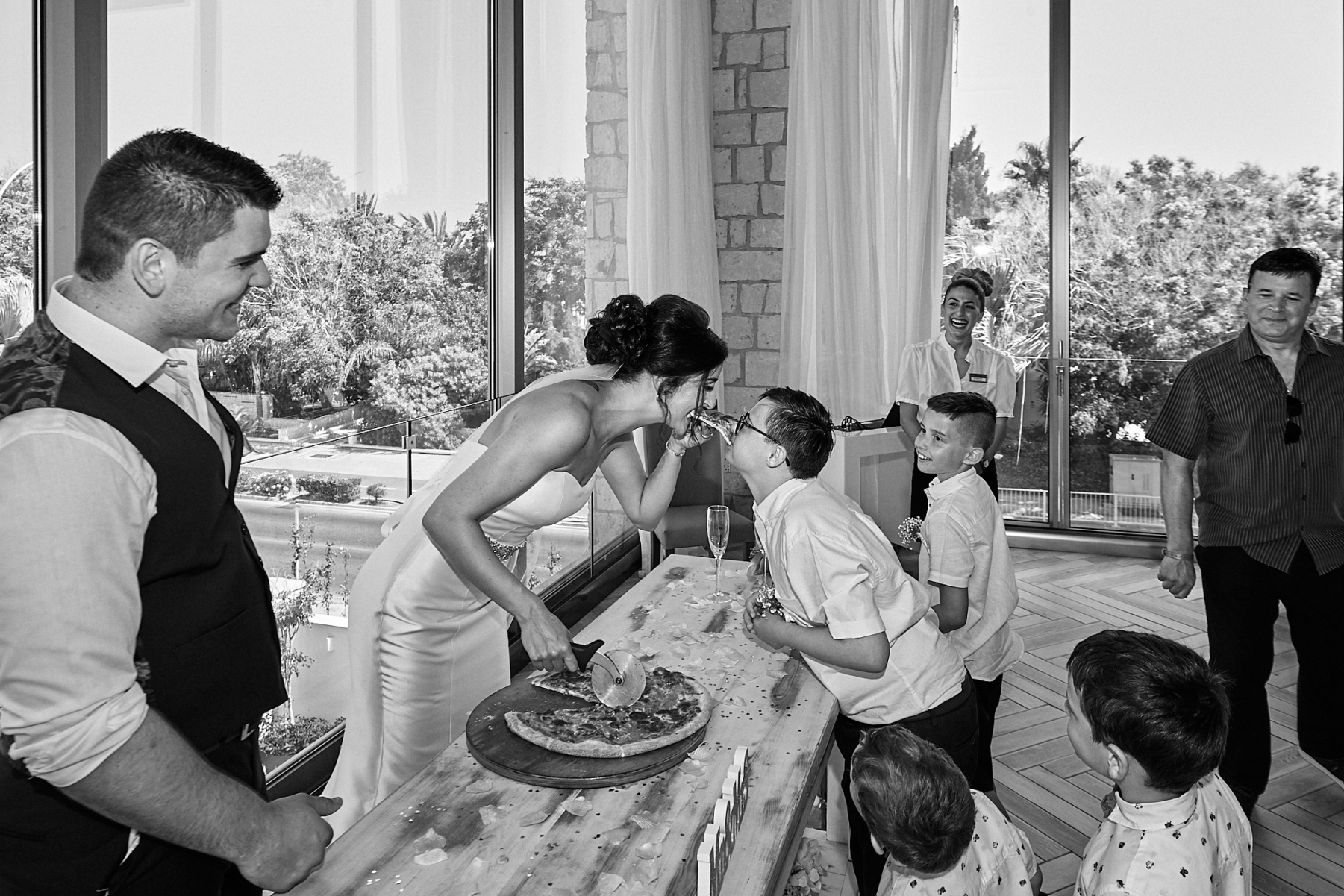 Photograph from the wedding of Shauna and Bradley at the Olympic Lagoon Resort in Ayia Napa